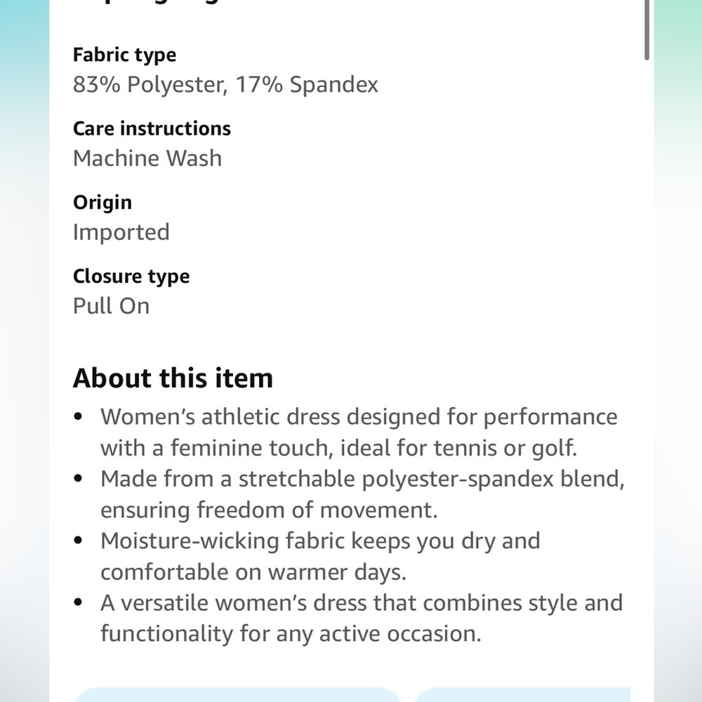 IZOD Women's Tennis Dress Athletic Performance Stretch new 🆕 - Picture 9 of 11